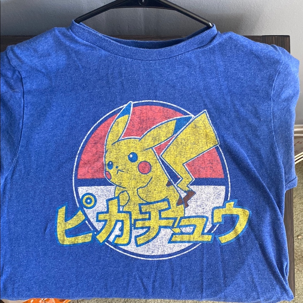 S | Blue Pikachu T-Shirt
